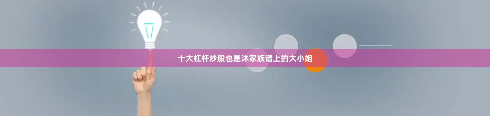 十大杠杆炒股也是沐家族谱上的大小姐